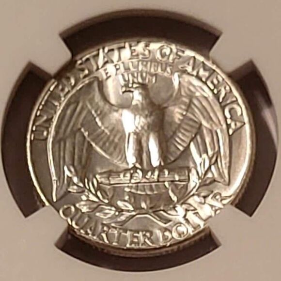 1964 Washington Quarter Type B Reverse Variety FS-901 MS63 NGC - Picture 4 of 4